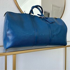 100% Authentic Louis Vuitton Keepall 55 Bag Luggage